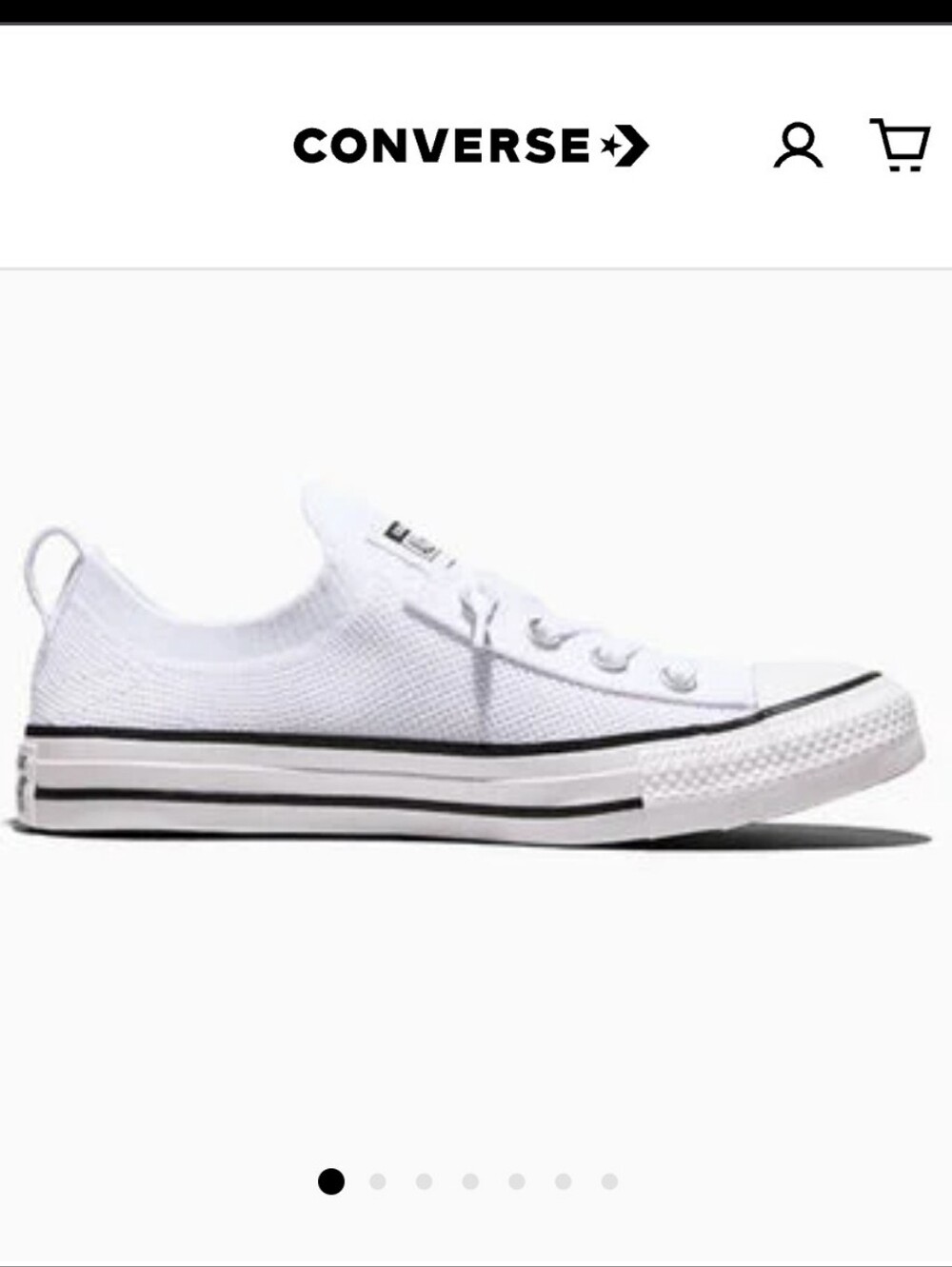White Chuck Taylor All Star Shoreline Knit Womens Size 9 New No Box